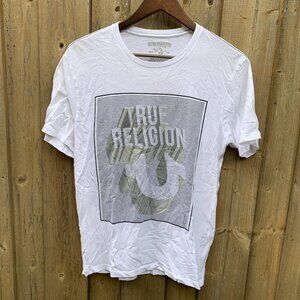 True Religion BIG LOGO T Shirt Small
